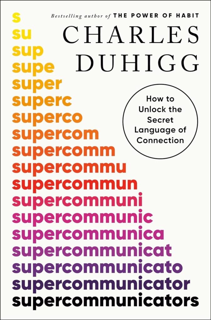 Infographic summarizing key points from "Supercommunicators" book review.
