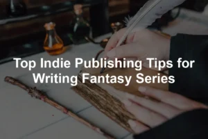 Featured image for Top Indie Publishing Tips for Writing Fantasy Series